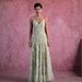 Elegant French Dress For Women Backless Jacquard Pleated Multi Layered Long Skirt Style Best Selling New Product_ecoleips.com