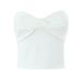 ZAR Spring New Women's Fashion French Style Slim Fit Twist Design Elastic Flared Pants Set_ecoleips.com