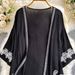 Women's Lightweight Sun Protective Loose Fit Breathable Long Sleeve Embroidered Jacket Mid-Length Elegant Stylish Top with Tassels for Summer_ecoleips.com