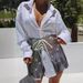 Rhinestone 2025 Hot Sale Sexy Sparkling Diamond Tie Patchwork Women's Midi Skirt Z1046_ecoleips.com