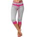 Women's High-Waisted Cropped Pants Color Blocking Stylish Commuter Summer 2025 European American Fashion_ecoleips.com
