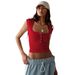 European And American Cross-border Best-selling Fashion Versatile Ribbed Sleeveless Tank Slim-fit Trendy_ecoleips.com