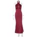 European And American Style 2024 Summer New Fashion Backless Sleeveless Dress Elegant Gown Wholesale For Women_ecoleips.com