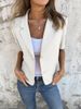 Women's Clothing New Suit Casual Short Sleeved Tops Shirt_ecoleips.com