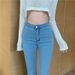 European And American Style 5-color Light Dark Blue, Black Butt-lifting Skinny Jeans Women, High Elasticity, Slimming,_ecoleips.com