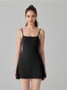 K Anti Glare Sports Dress With Chest Cushion, Breathable Outdoor Golf Back Yoga Tennis Skirt_ecoleips.com