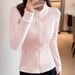 Women's Clothing Slim Fit Plus Velvet Inner Wear Yoga Wear Polar Fleece Jacket Women New Autumn And Winter Fleece Sweatshirt Sports Top_ecoleips.com