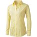 Women's Button Up Shirt Simple Formal Workwear Top_ecoleips.com