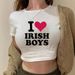 Independent Site Cross-border Best-selling Women's Clothing: Round-neck Printed Slim-fit T-shirt, Sweet And_ecoleips.com