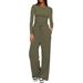 Kardashian-Inspired Solid Color Lounge Set – Long Sleeve Top & Wide-Leg Tie-Waist Pants (10 Colors, XS-XXL)_ecoleips.com