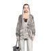 American Retro Tie-Dye Distressed Woolen Jacket Women's Winter Woolen Cardigan Summer Outer With High-End Women_ecoleips.com