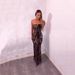 Women's Clothing Sexy Tube Top Off Shoulder Retro Sequins Elegant Evening Dress_ecoleips.com