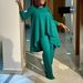 African Print Two-Piece Set - Loose Irregular Top & Pants (Elegant Women's Outfit, Comfortable & Stylish)_ecoleips.com