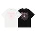 Mardi Women's Short Sleeve T-Shirt Korean Daisy Letter Print Pure Cotton Loose Summer Casual Round Neck Top_ecoleips.com