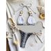 New Snake Print Split Swimsuit Women's European And American Bikini Sexy Triangle Bag Tie Dye Halter Neck Pure Desire Style Bikini_ecoleips.com
