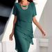 Women's Clothing Summer Dress Splicing Chiffon Round Neck Short Sleeved Dress_ecoleips.com