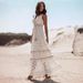 Women's Clothing Women's Lace Stitching Sleeveless Dress Q341_ecoleips.com