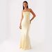 Summer Women's Sexy Long Dress European American Style Cross Border Patchwork Mesh Suspender Wholesale_ecoleips.com