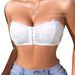 Aria Basics Aria Basics New European American Style Lace Front-clasp Bra Small Busts, Enhancing Gathering, Comfortable And Breathable, Thin_ecoleips.com