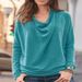 Cozy Fleece-Lined Oversized Pullover Sweatshirt With High Neck (Red/Khaki/Pink/Gray/Green/Orange) | Soft Cotton Blend Unisex Lounge Wear_ecoleips.com