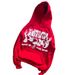 Unisex Korean Style Hooded Sweatshirt Trendy Street Style Punk Casual Comfortable 3D Print Letter Top for Women_ecoleips.com
