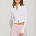 Women's Clothing Lightweight Yoga Jacket With UPF Sun Protection Stand Collar & Full-Zip For Women - Breathable Long Sleeve Workout Cover-Up (Black)_ecoleips.com