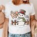 Women's Fashion New Top - Merry Christmas Tree Santa Claus Cartoon Loose Simple T-Shirt For Women_ecoleips.com
