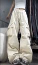2025 Spring And Autumn New American Retro Hot Girl Workwear Casual For Women Loose Street Dance Hip-Hop Trendy Wide-Leg_ecoleips.com