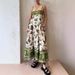 2026 New Casual Long Women, Strap Print Linen Dress In 9 Colors With Large Hem For Cross-Border E-commerce_ecoleips.com