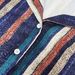 Women's Clothing Color Striped Shirt Dress Women's Summer Fashion Trend Short Sleeved Mid Length Skirt_ecoleips.com