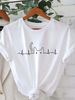 Eurean And American Cross-border Foreign Trade Women's Clothing Cartoon Kitten Print Round-neck Short-sleeve T-shirt_ecoleips.com