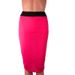 2025 Fashion Women's 8-Color Cotton Patch Waist Elastic Skirt_ecoleips.com