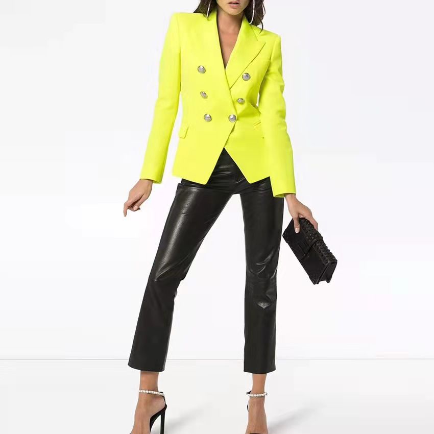Women's Clothing multi color slim fit temperament commuter suits in stock_ecoleips.com