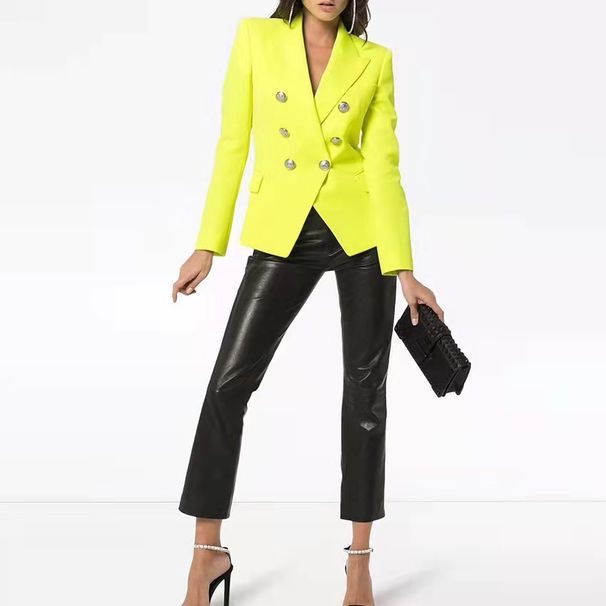 Women's Clothing multi color slim fit temperament commuter suits in stock_ecoleips.com