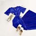 Women's Clothing Sexy Velvet Deep V Neck Slit Temperament Long Skirt_ecoleips.com
