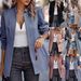 Women's Clothing Autumn And Winter Simple Fashion Casual Solid Color Suit Cardigan Jacket Women's Clothing_ecoleips.com