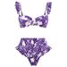 Women's Clothing Spot New Style Gathered Three Piece Bikini Sexy High Waist Bikini Split Swimsuit Women's Suit Mesh Long Skirt_ecoleips.com
