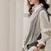 Elegant Knit Vest For Women - Slimming Casual Layering Piece With 3D Pattern, Versatile For Office & Daily Wear_ecoleips.com