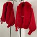 Women's Clothing Autumn And Winter New High Quality Imitation Fox Fur Collar Temperament Lady Knitted Cardigan Coat Splicing Sweater Women_ecoleips.com