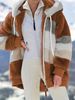 Cozy Fleece Hooded Jacket For Women - Oversized Winter Coat With Soft Plush Fabric, Streetwear Fashion, Multiple Colors & Extended Sizes (S-8XL)_ecoleips.com
