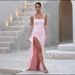 Women's Clothing INS Style Women's Evening Dress Fashionable Sexy Suspender Long Skirt New Backless High Slit Dress_ecoleips.com