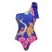 Women's Fashion Printed Swimsuit European American Style One-Piece Two-Piece Design Sexy Vacation Style_ecoleips.com