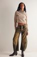 Women's Clothing Spring Casual Loose Mid Waist Tube Shaped Women's Jeans_ecoleips.com