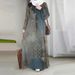 Modest Abaya Dress Bohemian Maxi Dress – Oversized Flare Sleeveless Ethnic Print Dress For Women_ecoleips.com