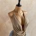 Women's Sexy Halter Neck Top Sleeveless Backless Tie Waist Slim Fit Casual Vacation Style Vest_ecoleips.com