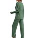 Women's Ribbed Long Sleeve Lounge Set - Cozy Winter Loungewear Pants & Top (Available In 4 Colors)_ecoleips.com