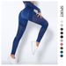 Women's Clothing New Seamless Knitted Quick Drying Hollow Yoga Fitness Pants High Waisted Hip Lifting Tight Fitting Sports Yoga Pants In Stock_ecoleips.com