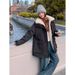 girl Fleece-Lined Thickened Jacket For Women Winter 2025 New Korean Style Cotton Padded Lamb Wool Coat Workwear Parka_ecoleips.com