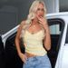 Best-Selling Women's Clothing 2025 Summer New Fashion Sexy V-Neck Lace Trim Camisole Tops For Women Wholesale_ecoleips.com