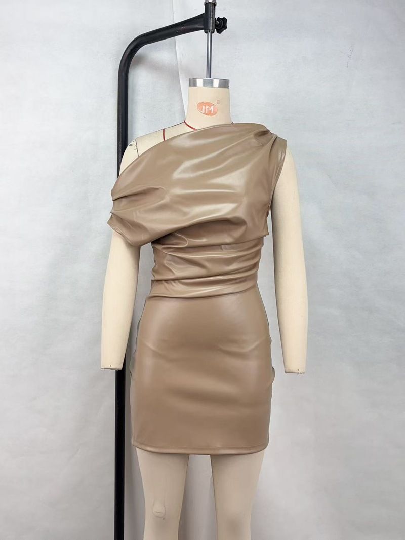 Women's Clothing Elegant Off-Shoulder Bodycon Dress For Women Sexy Nightclub Mini Skirt Trendy For Formal & Casual_ecoleips.com